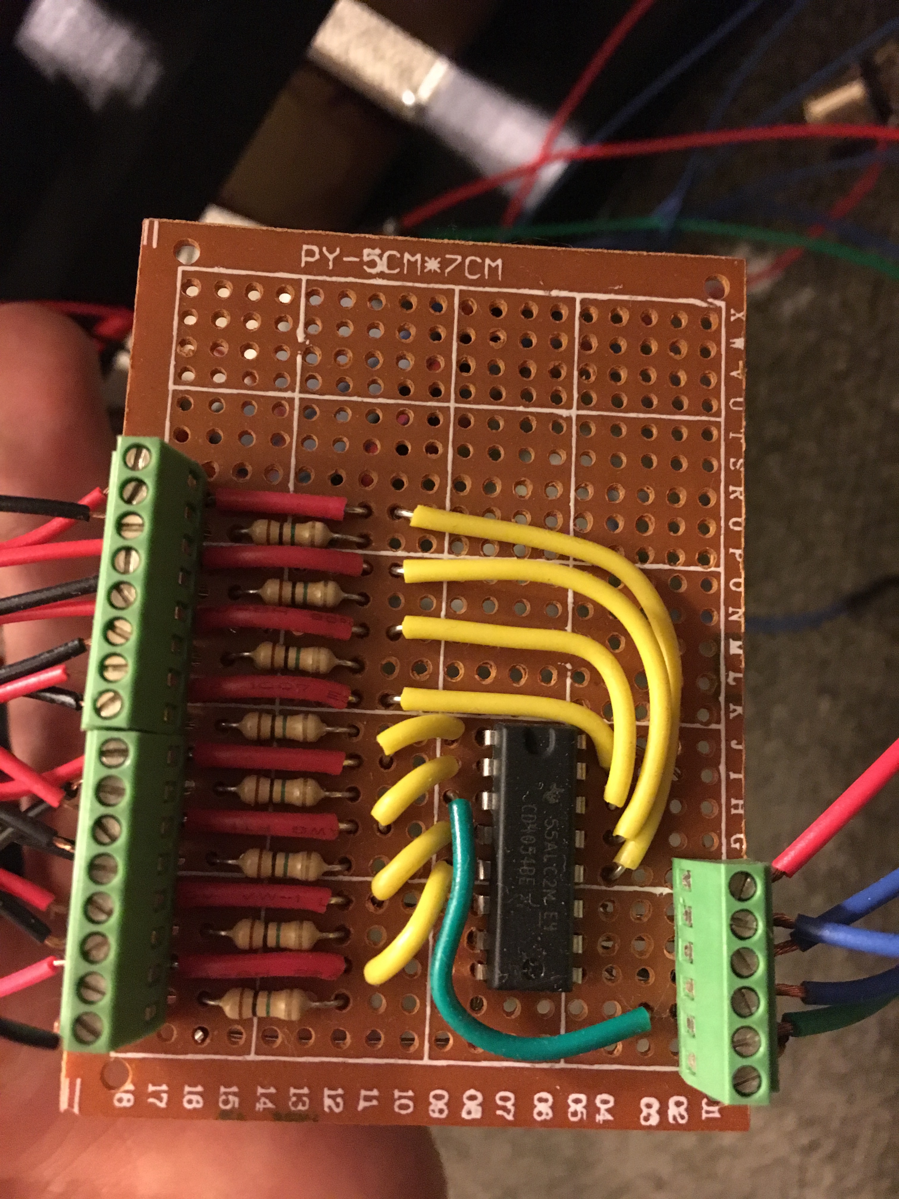 The final multiplexor circuit.