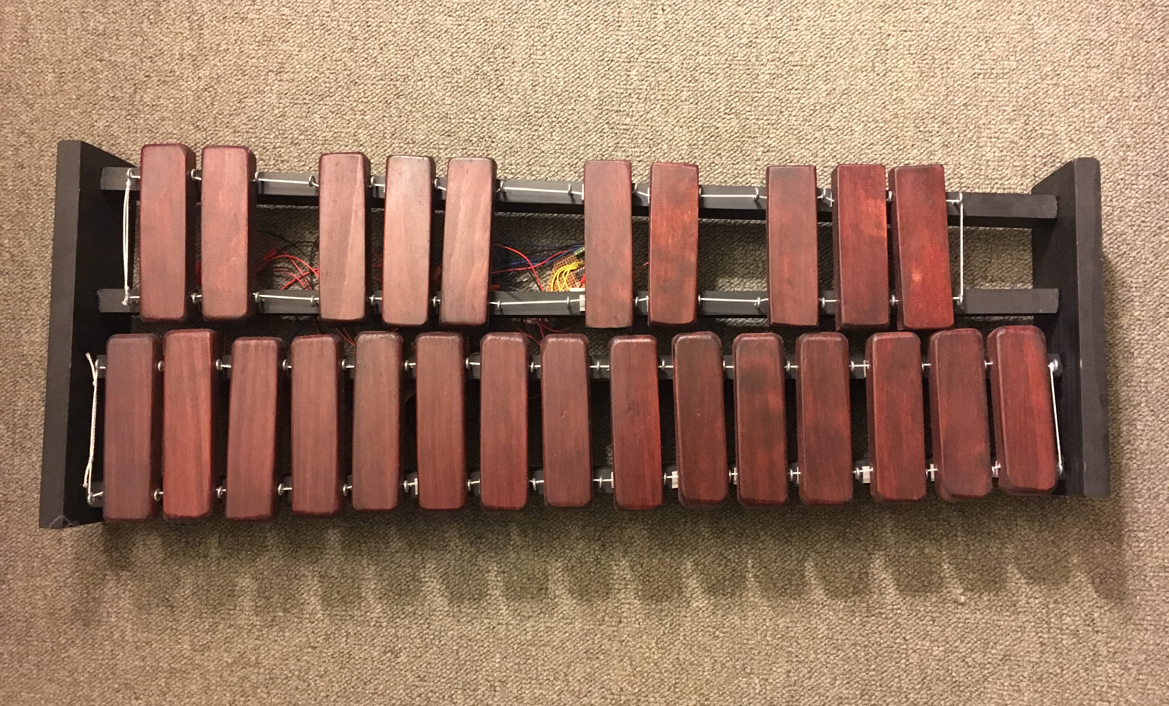 The marimba frame that I built