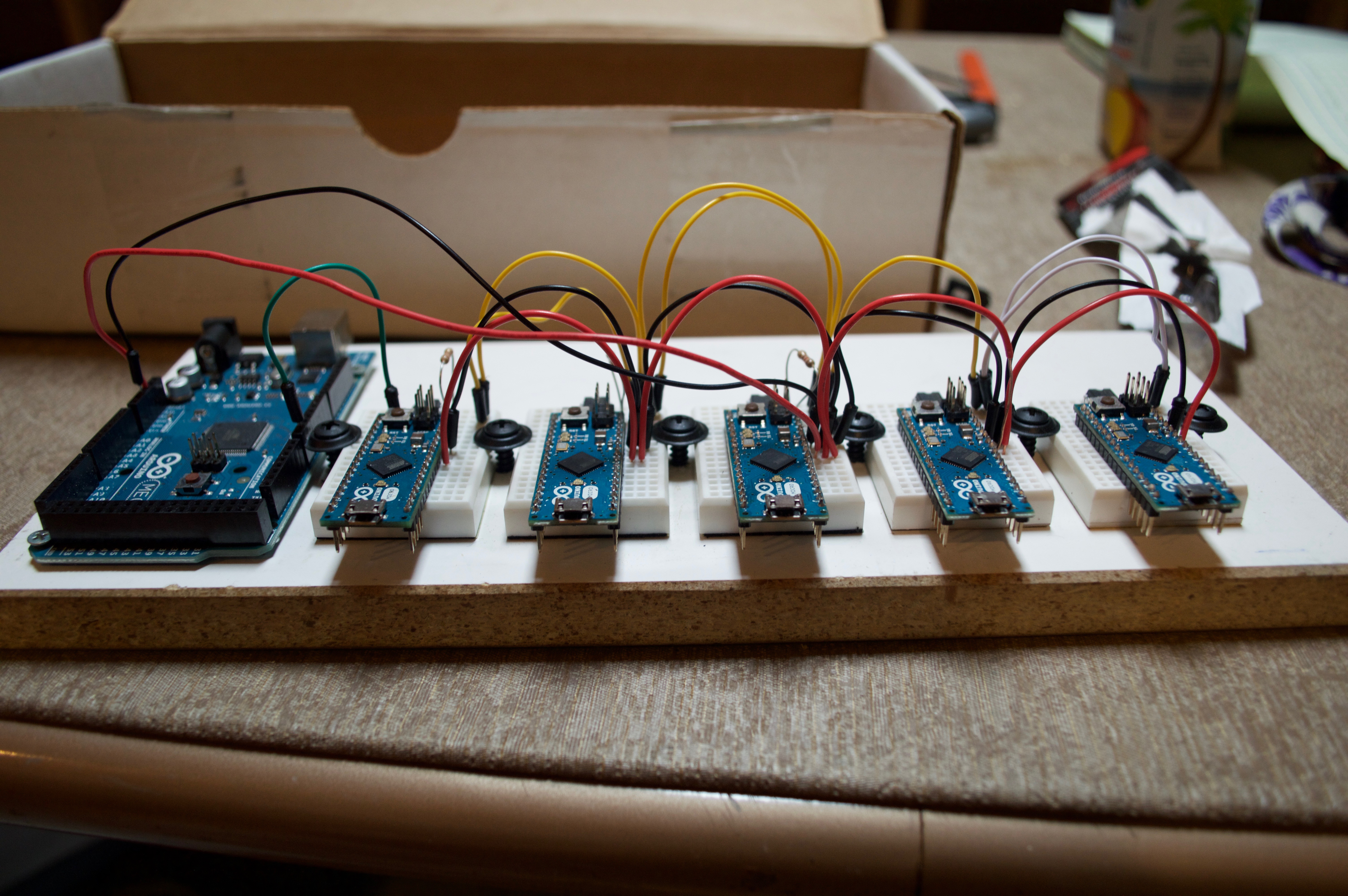 An I2C Arduino network